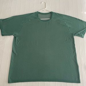 LULULEMON Men’s Shirt, short sleeve, Green, XXL